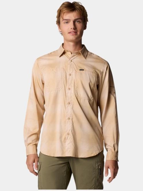 camasa de drumetie cu maneci lungi pt. barbati Columbia Silver Ridge Utility Lite Plaid Long Sleeve Shirt nisip 2