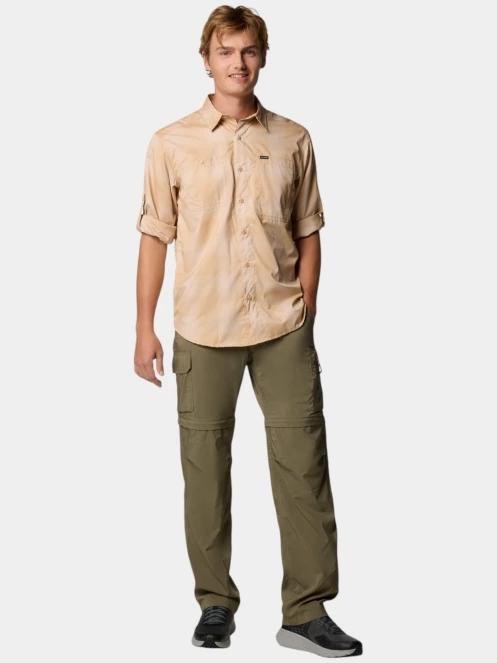 camasa de drumetie cu maneci lungi pt. barbati Columbia Silver Ridge Utility Lite Plaid Long Sleeve Shirt nisip 5