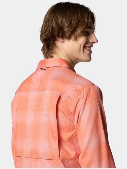 camasa de drumetie cu maneci lungi pt. barbati Columbia Silver Ridge Utility Lite Plaid Long Sleeve Shirt rosu 8