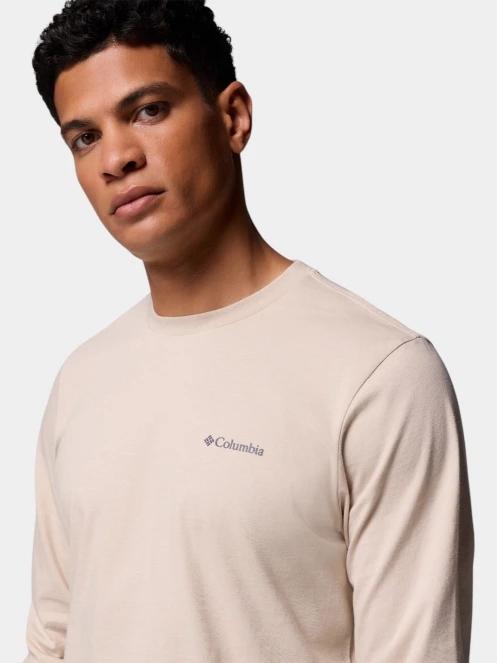 tricou cu maneci lungi pt. barbati Columbia CSC Seasonal Logo Long Sleeve Tee nisip 6