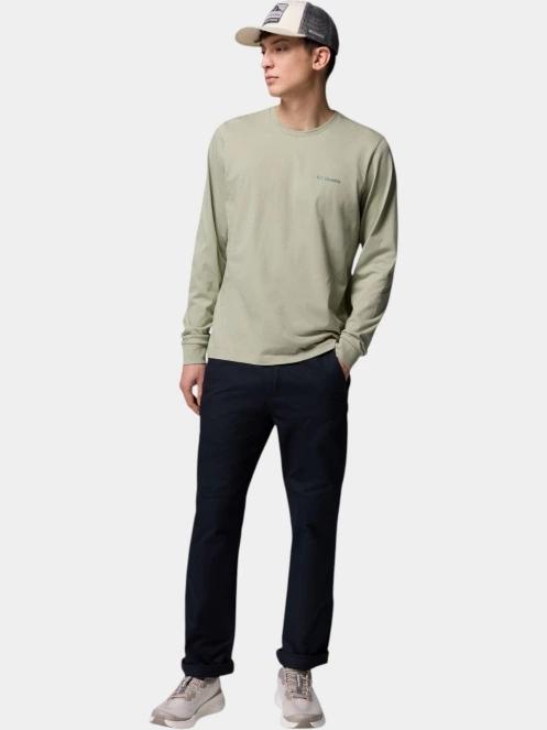 tricou cu maneci lungi pt. barbati Columbia CSC Seasonal Logo Long Sleeve Tee verde 5