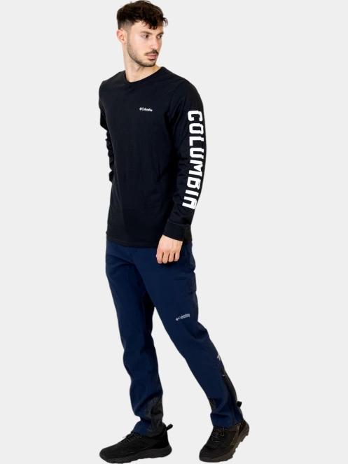 tricou cu maneci lungi pt. barbati Columbia Rockaway RIVer Graphic LS Tee negru 6