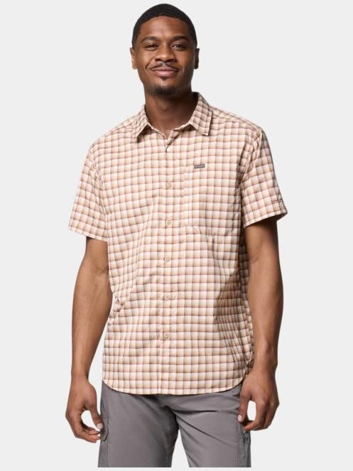 camasa de drumetie cu maneci scurte pt. barbati Columbia Silver Ridge Utility Lite Novelty Short Sleeve Shirt nisip 2