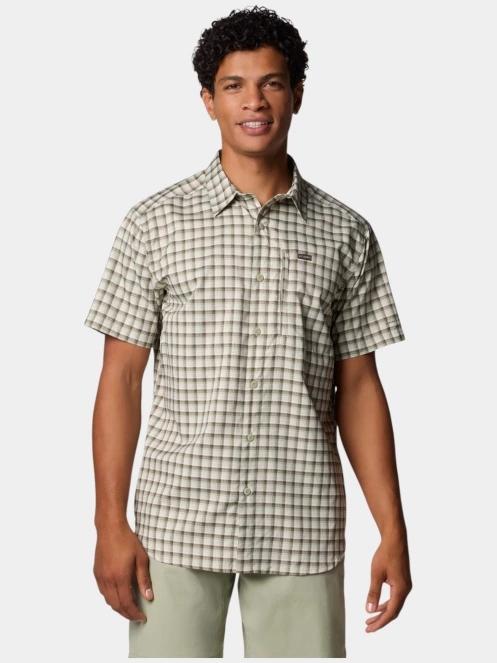 camasa de drumetie cu maneci scurte pt. barbati Columbia Silver Ridge Utility Lite Novelty Short Sleeve Shirt verde 2