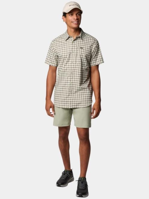 camasa de drumetie cu maneci scurte pt. barbati Columbia Silver Ridge Utility Lite Novelty Short Sleeve Shirt verde 5