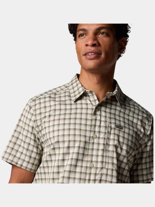 camasa de drumetie cu maneci scurte pt. barbati Columbia Silver Ridge Utility Lite Novelty Short Sleeve Shirt verde 6