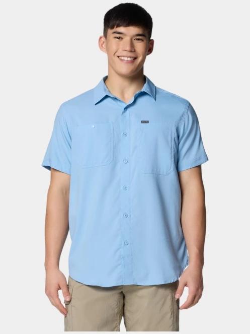 camasa de drumetie cu maneci scurte pt. barbati Columbia Silver Ridge Utility Lite Short Sleeve Shirt albastru 2