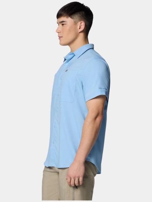camasa de drumetie cu maneci scurte pt. barbati Columbia Silver Ridge Utility Lite Short Sleeve Shirt albastru 3