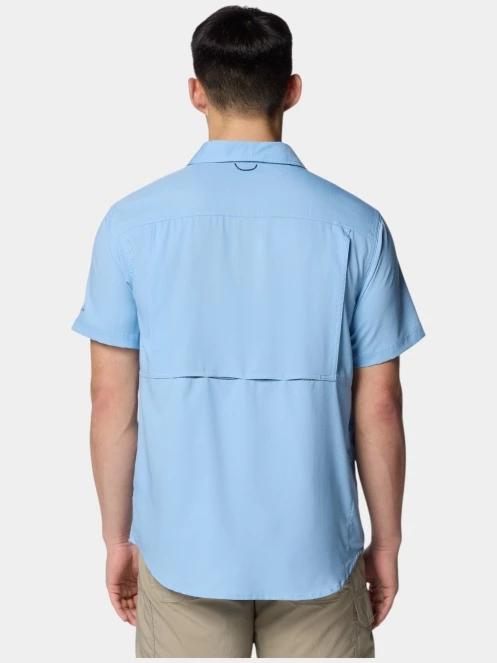 camasa de drumetie cu maneci scurte pt. barbati Columbia Silver Ridge Utility Lite Short Sleeve Shirt albastru 4