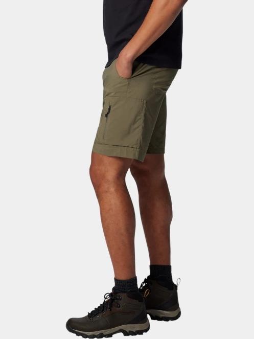 pantaloni scurti pentru drumetii pt. barbati Columbia Silver Ridge Utility Cargo Short verde 3