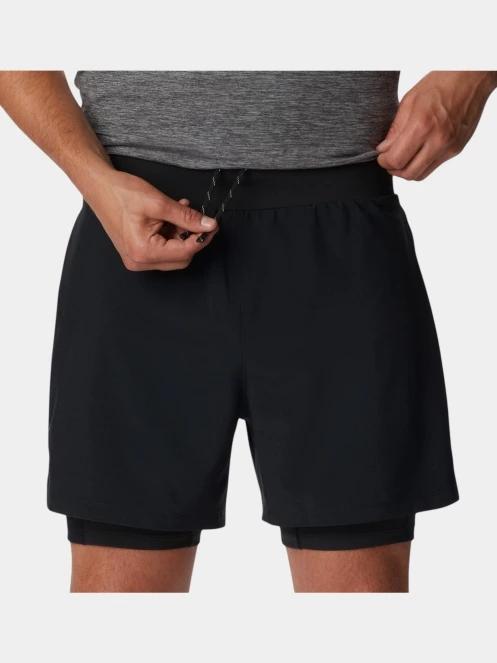 pantaloni scurti pentru sport pt. barbati Columbia M Endless Trail 2in1 Short negru 5