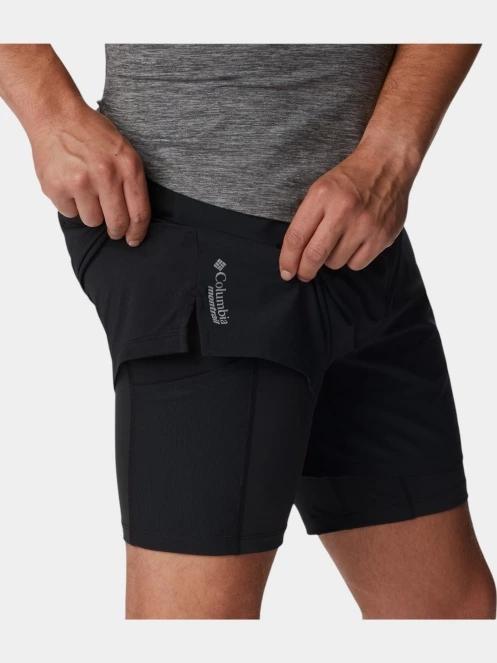 pantaloni scurti pentru sport pt. barbati Columbia M Endless Trail 2in1 Short negru 7
