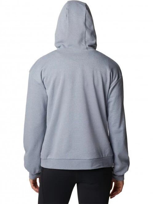 pulover cu gluga pt. femei Columbia Columbia Logo III French Terry Hoodie gri 4