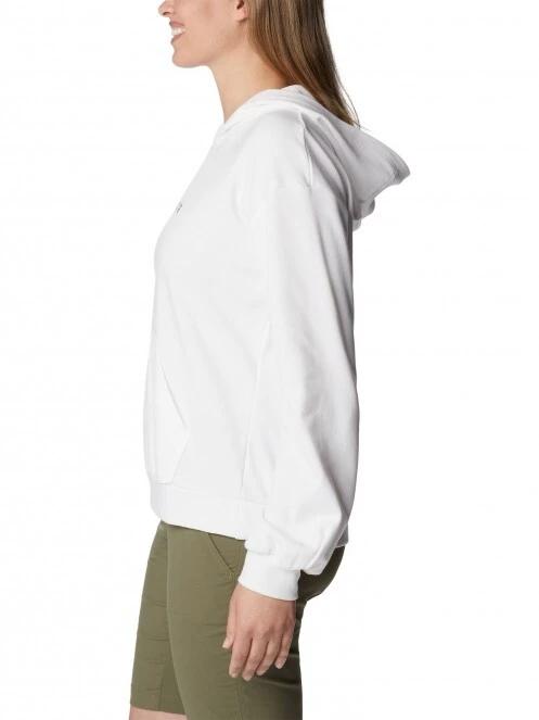 pulover cu gluga pt. femei Columbia Columbia Logo III French Terry Hoodie alb 3