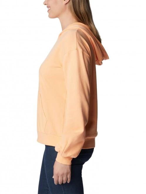 pulover cu gluga pt. femei Columbia Columbia Logo III French Terry Hoodie portocaliu 3