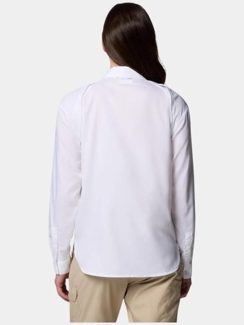 camasa de drumetie cu maneci lungi pt. femei Columbia Silver Ridge Utility LS Shirt alb 4