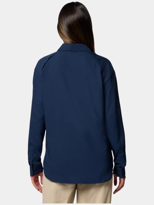 camasa de drumetie cu maneci lungi pt. femei Columbia Silver Ridge Utility LS Shirt albastru 4