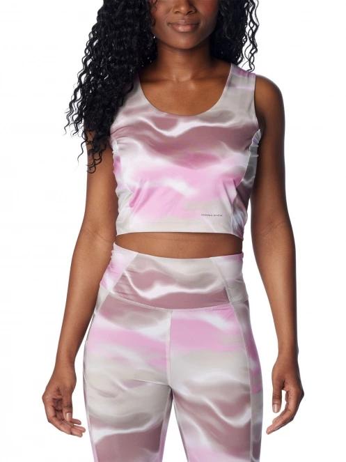 tricou de sport fara maneci pt. femei Columbia Boundless Trek Tank roz 2