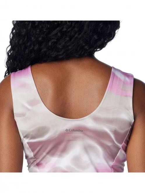 tricou de sport fara maneci pt. femei Columbia Boundless Trek Tank roz 6