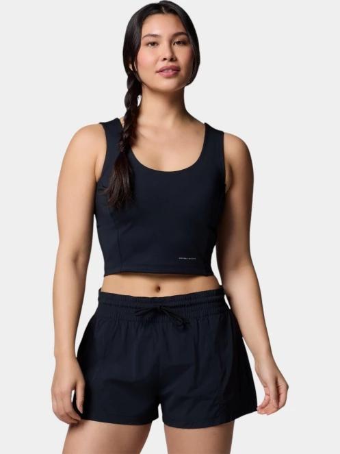 tricou de sport fara maneci pt. femei Columbia Boundless Trek Tank negru 2
