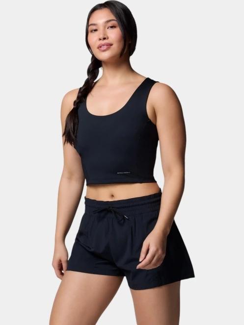 tricou de sport fara maneci pt. femei Columbia Boundless Trek Tank negru 3