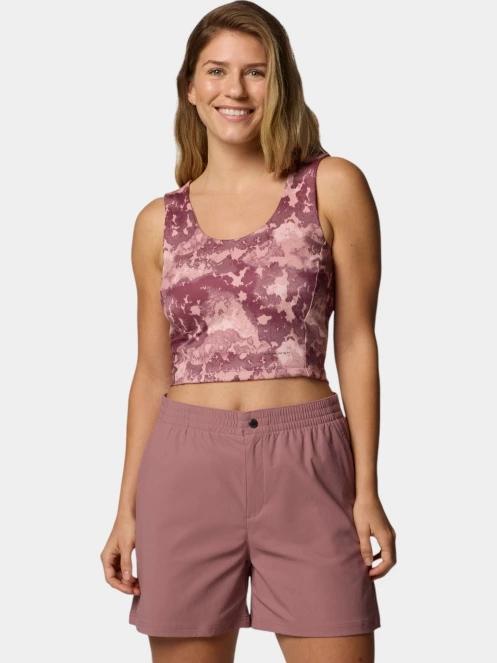 tricou de sport fara maneci pt. femei Columbia Boundless Trek Tank roz 2