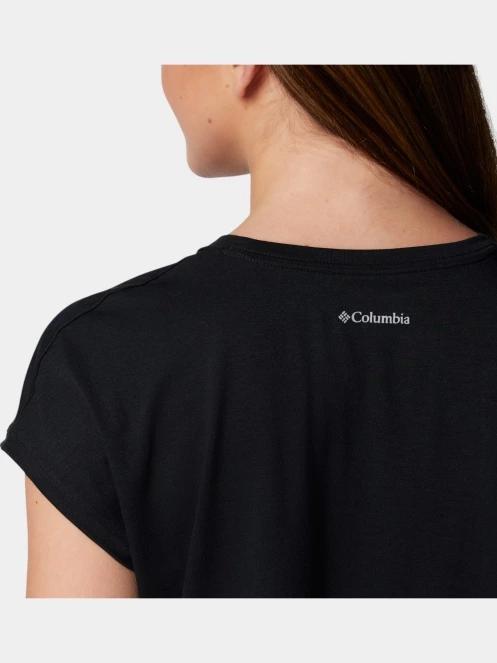tricou cu maneci scurte pt. femei Columbia Boundless Trek Short Sleeve Tee negru 7