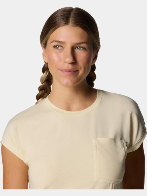 tricou cu maneci scurte pt. femei Columbia Boundless Trek Short Sleeve Tee galben 6