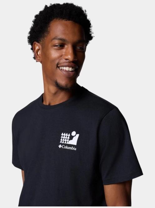 tricou cu maneci scurte pt. barbati Columbia Explorers Canyon Back SS Tee negru 5
