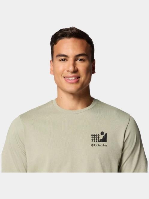 tricou cu maneci scurte pt. barbati Columbia Explorers Canyon Back SS Tee verde 5