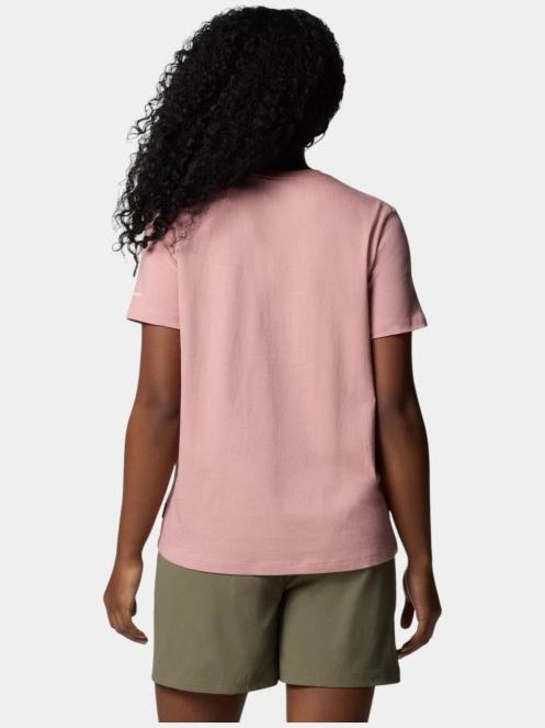 tricou cu maneci scurte pt. femei Columbia Boundless Beauty Logo SS Tee roz 4