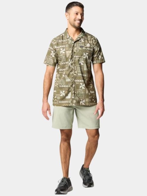 camasa cu maneci scurte pt. barbati Columbia Pine Canyon Short Sleeve Shirt verde 5