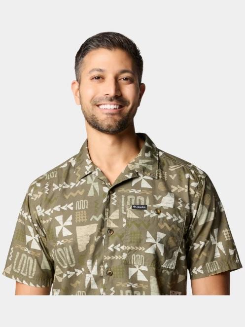 camasa cu maneci scurte pt. barbati Columbia Pine Canyon Short Sleeve Shirt verde 6