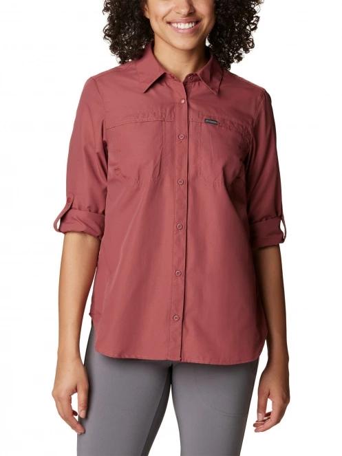 camasa de drumetie pt. femei Columbia Silver Ridge 3.0 Long Sleeve Shirt rosu 5