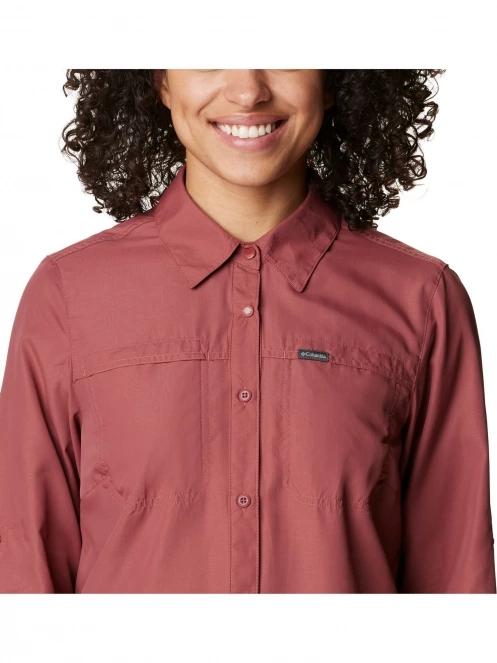 camasa de drumetie pt. femei Columbia Silver Ridge 3.0 Long Sleeve Shirt rosu 6