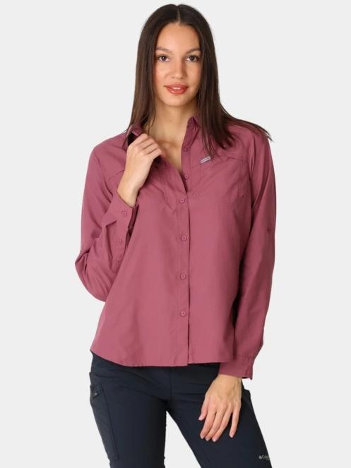 camasa de drumetie cu maneci lungi pt. femei Columbia Silver Ridge 3.0 Long Sleeve bordo 2