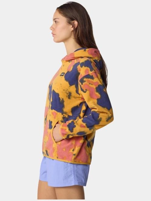 pulover polar pt. femei Mountain Hardwear Microchill Hoody galben 3