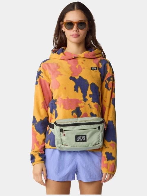 pulover polar pt. femei Mountain Hardwear Microchill Hoody galben 6