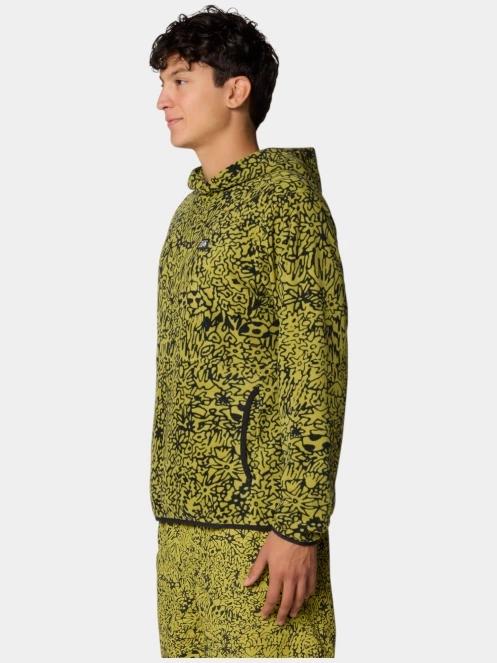 pulover polar pt. barbati Mountain Hardwear Microchill Hoody verde 3