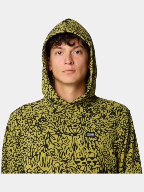 pulover polar pt. barbati Mountain Hardwear Microchill Hoody verde 7