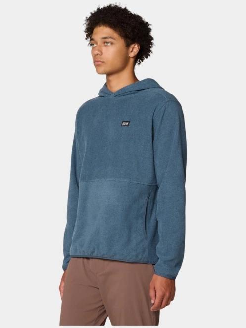 pulover polar pt. barbati Mountain Hardwear Microchill Hoody albastru 5