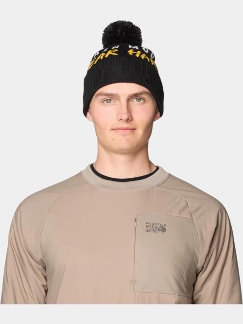 caciula cu mot Mountain Hardwear ApresPro Beanie negru 4