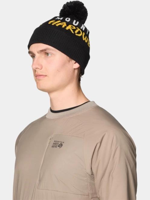 caciula cu mot Mountain Hardwear ApresPro Beanie negru 5