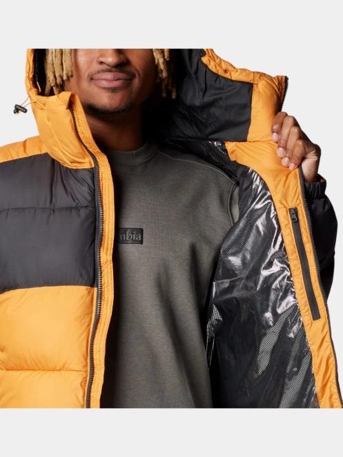 jacheta de iarna pt. barbati Columbia Pike Lake II Hooded Jacket galben 6