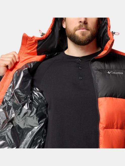 jacheta de iarna pt. barbati Columbia Pike Lake II Hooded Jacket portocaliu 9
