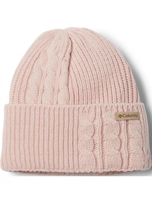 caciula tricotata pt. femei Columbia Agate Pass Cable Knit Beanie roz 2