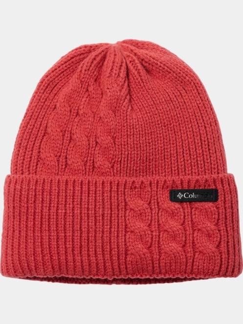 caciula tricotata pt. femei Columbia Agate PaSS Cable Knit Beanie rosu 2