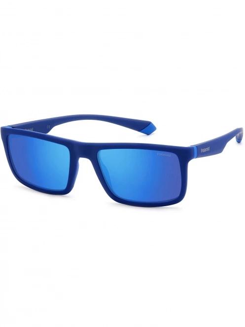 ochelari de soare polarizati pt. barbati Polaroid PLD 2134/S albastru 2