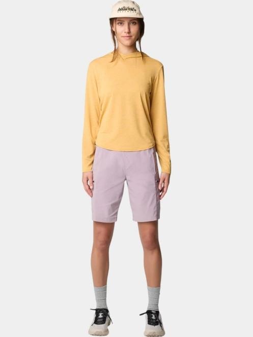 tricou cu maneci lungi, pentru sport pt. femei Mountain Hardwear Sunblocker Long Sleeve Hoody galben 5