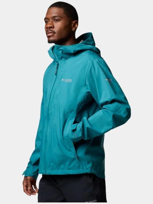 haine de ploaie pt. barbati Columbia Ampli-Dry II Shell verde 3